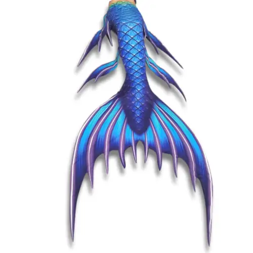 Deep Sea Sapphire Mermaid Tail