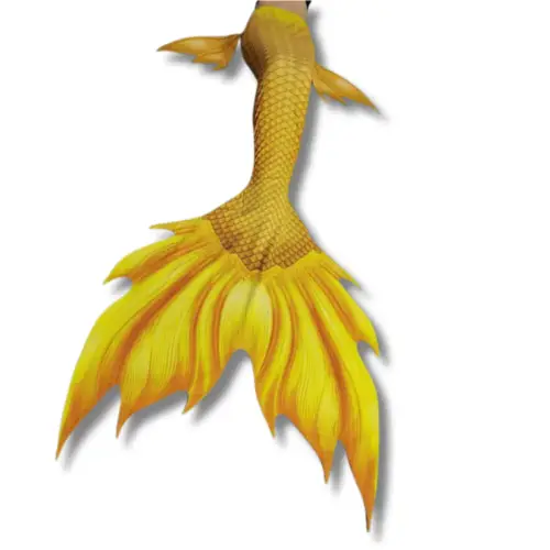 Golden Sun Mermaid Tail