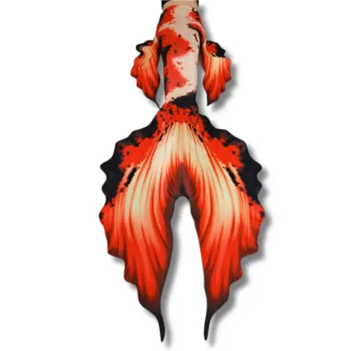 Flame Angelfish Mermaid Tail